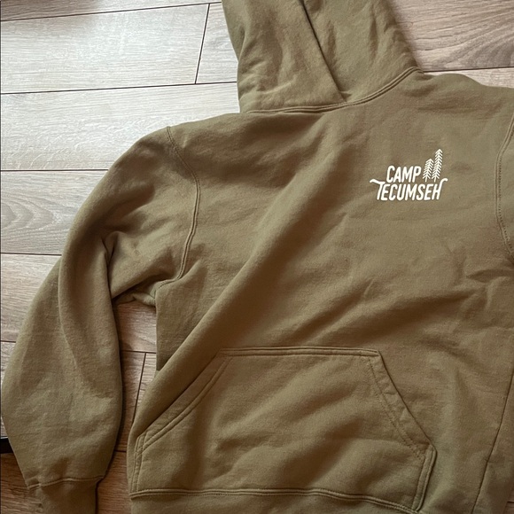New York & Company Other - New York & Company Olive Green Hoodie with Interior Logo Tag